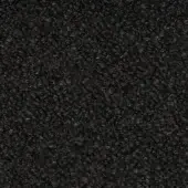 Charcoal gray looped pile fabric texture displaying short, dense loops; sample marked “bross orsetto col. 98 21” indicates material origin.